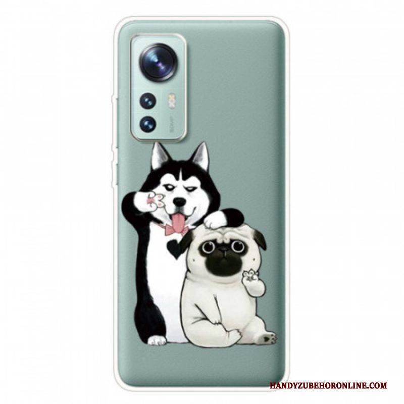 Hülle Für Xiaomi 12 Pro Lustige Hunde Aus Silikon