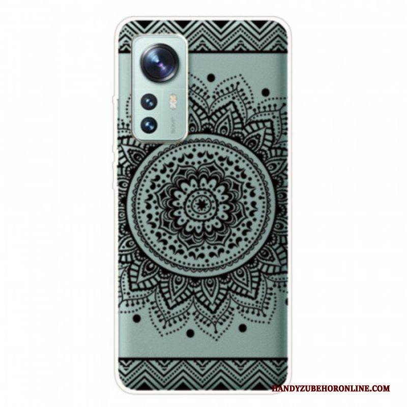 Hülle Für Xiaomi 12 Pro Silikon Mandala Schwarz