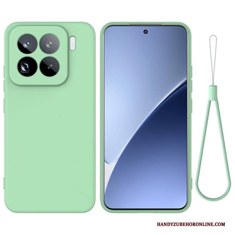 Hülle Für Xiaomi 15 Pro Flüssigsilikon-lanyard