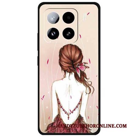 Hülle Für Xiaomi 15 Pro Gezeichnetes Mädchen
