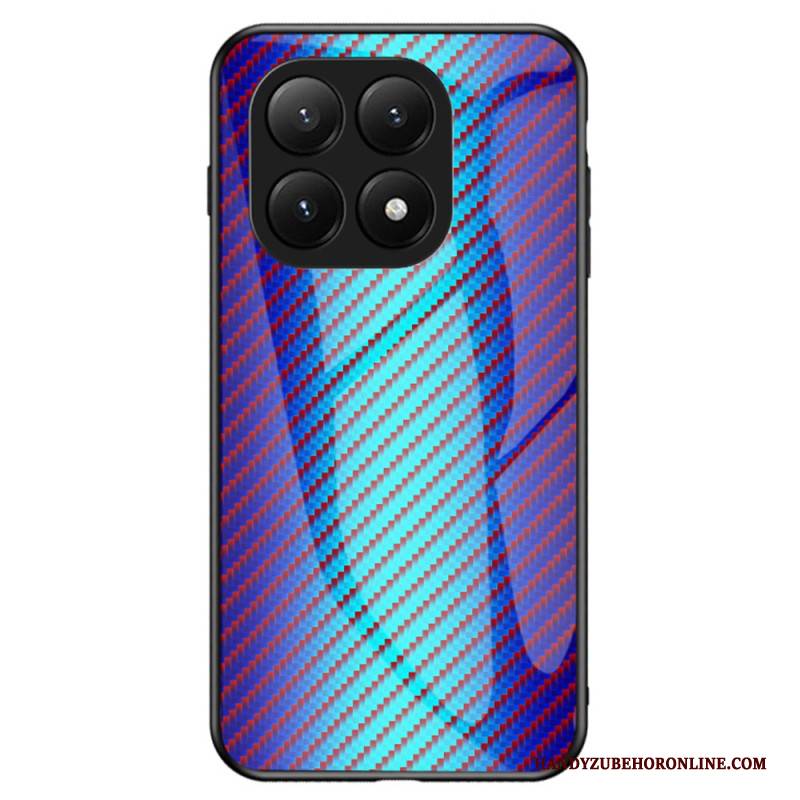 Hülle Für Xiaomi 15t Gehärtetes Glas In Carbonfaser-optik