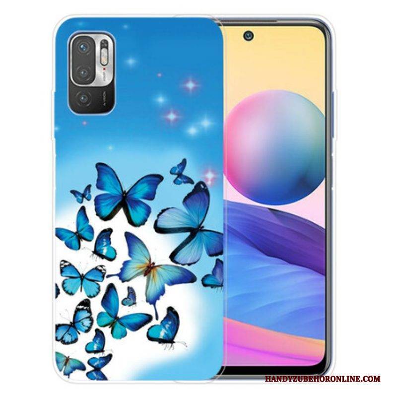 Hülle Für Xiaomi Redmi Note 10 5G Schmetterlinge Schmetterlinge