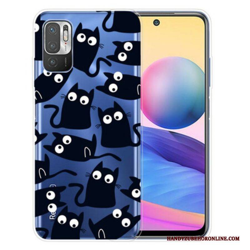 Hülle Für Xiaomi Redmi Note 10 5G Schwarze Mäuse