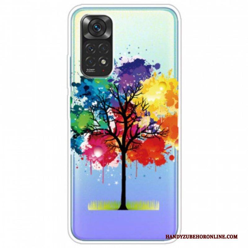 Hülle Für Xiaomi Redmi Note 11 / 11S Nahtloser Aquarellbaum