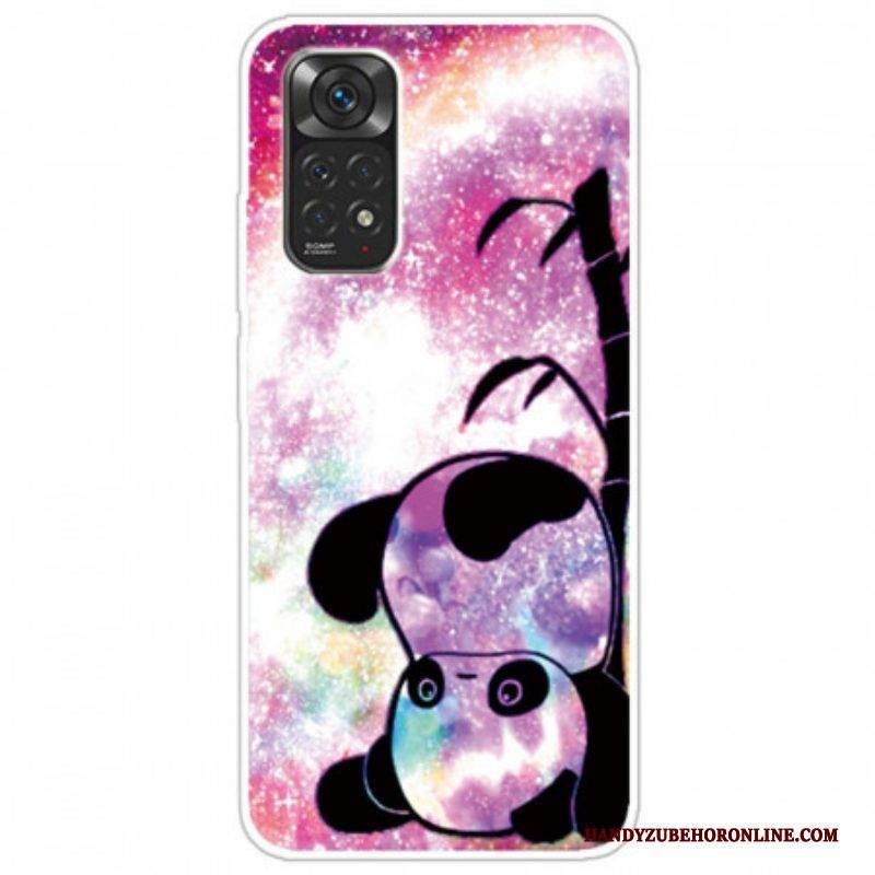 Hülle Für Xiaomi Redmi Note 11 / 11S Panda Und Bambus
