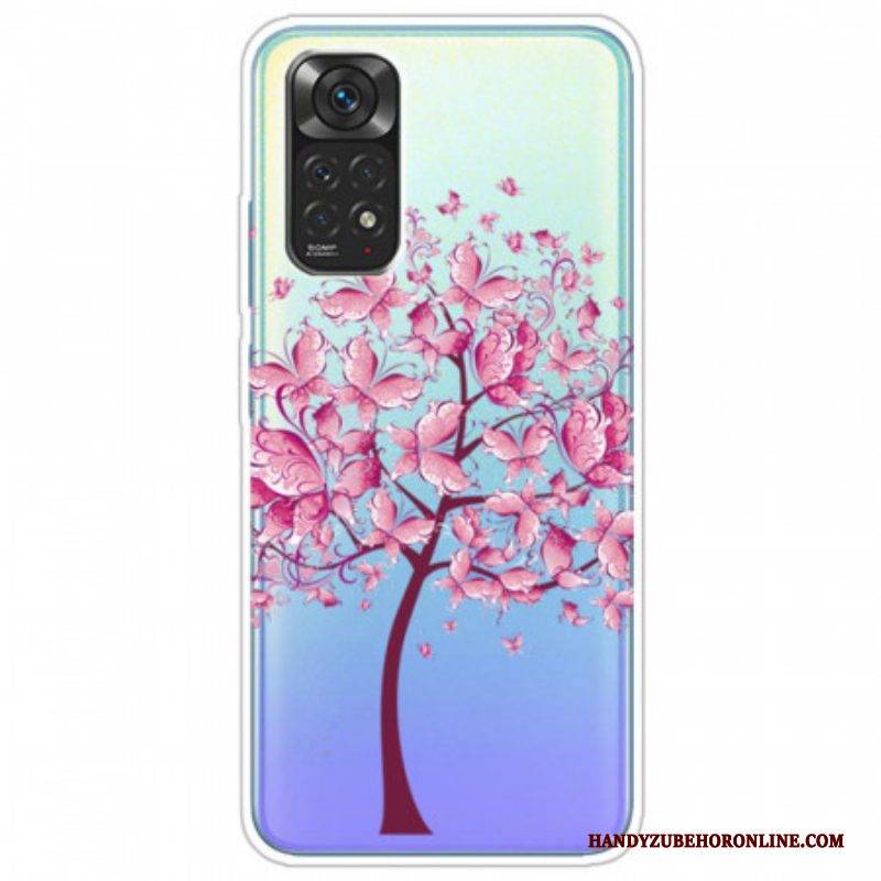 Hülle Für Xiaomi Redmi Note 11 / 11S Rosa Baumkrone