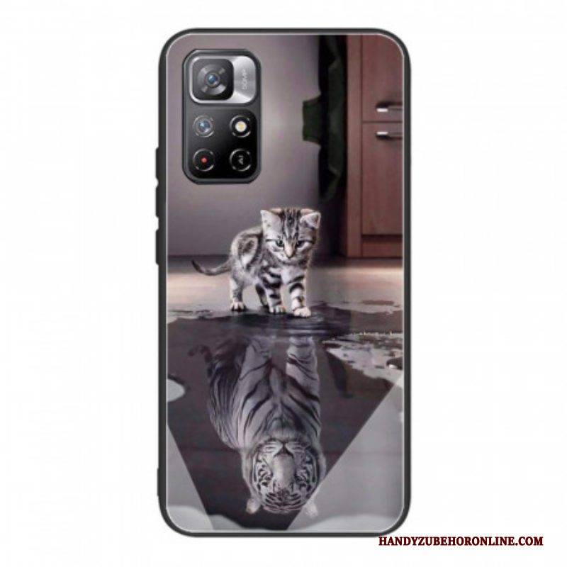 Hülle Für Xiaomi Redmi Note 11 Pro Plus 5G Ernest Der Tiger Aus Gehärtetem Glas