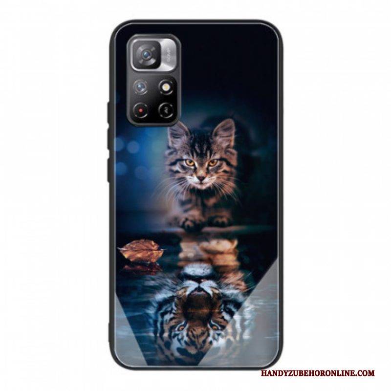 Hülle Für Xiaomi Redmi Note 11 Pro Plus 5G Mein Tiger Gehärtetes Glas