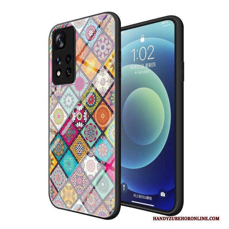 Hülle Für Xiaomi Redmi Note 11 Pro Plus 5G Patchwork-magnethalter