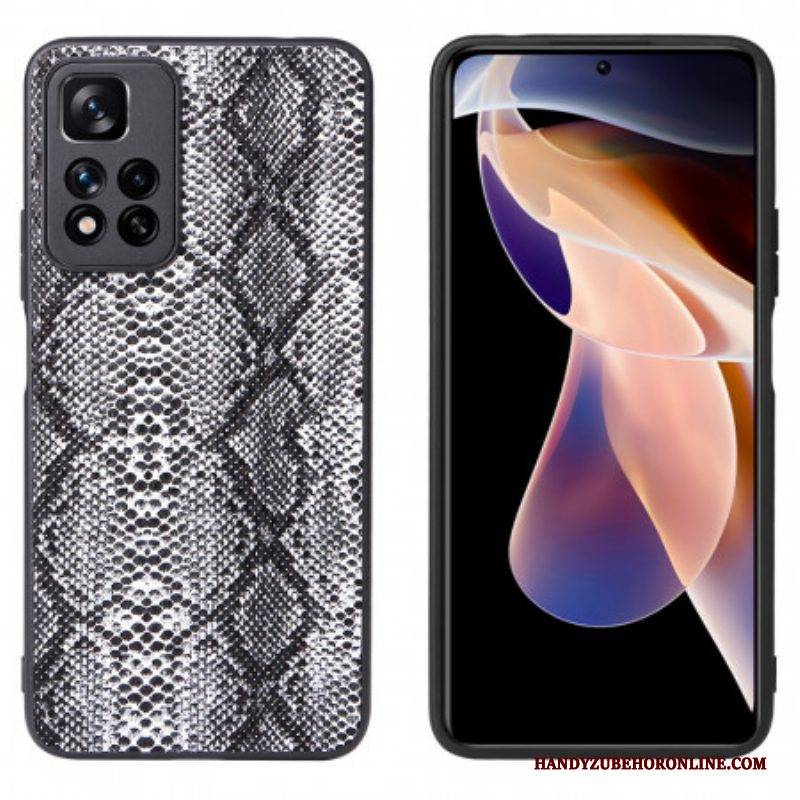 Hülle Für Xiaomi Redmi Note 11 Pro Plus 5G Schlangenhauteffekt