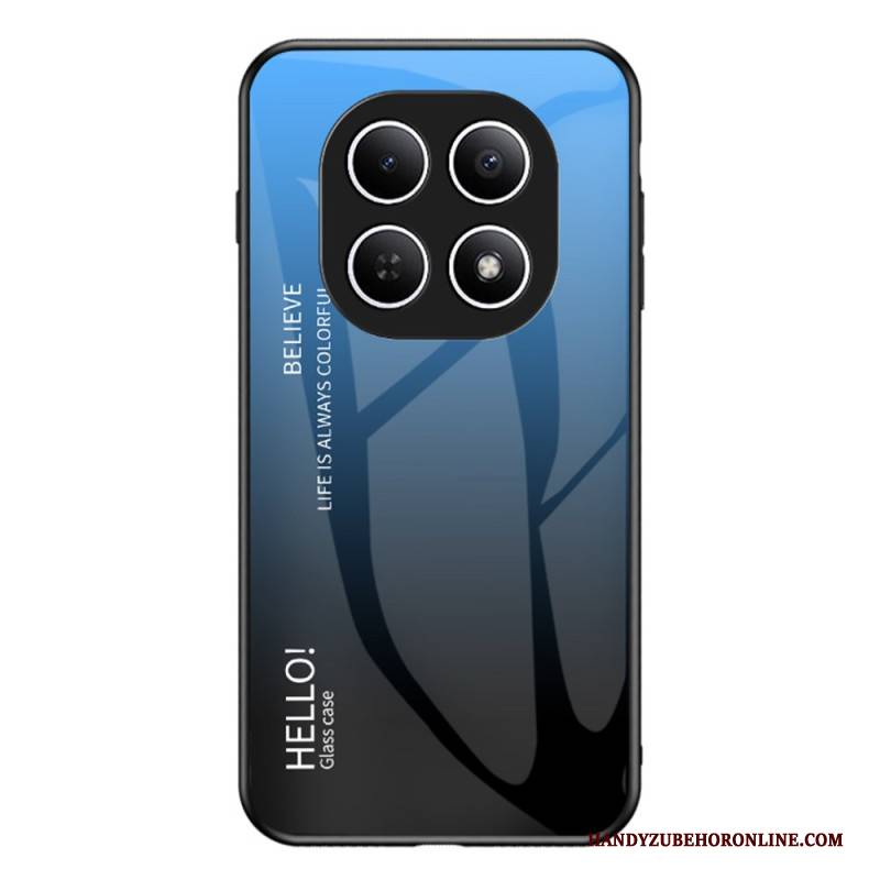 Hülle Für Xiaomi Redmi Note 15 5g Gehärtetes Glas Mit Hello-motiv