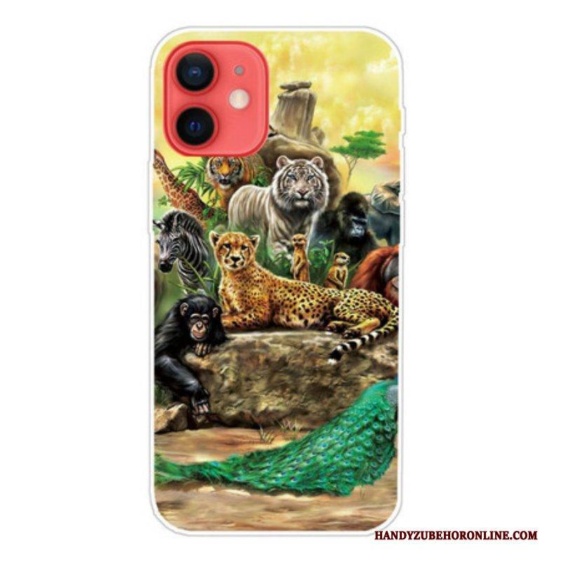 Hülle Für iPhone 13 Mini Safaritiere