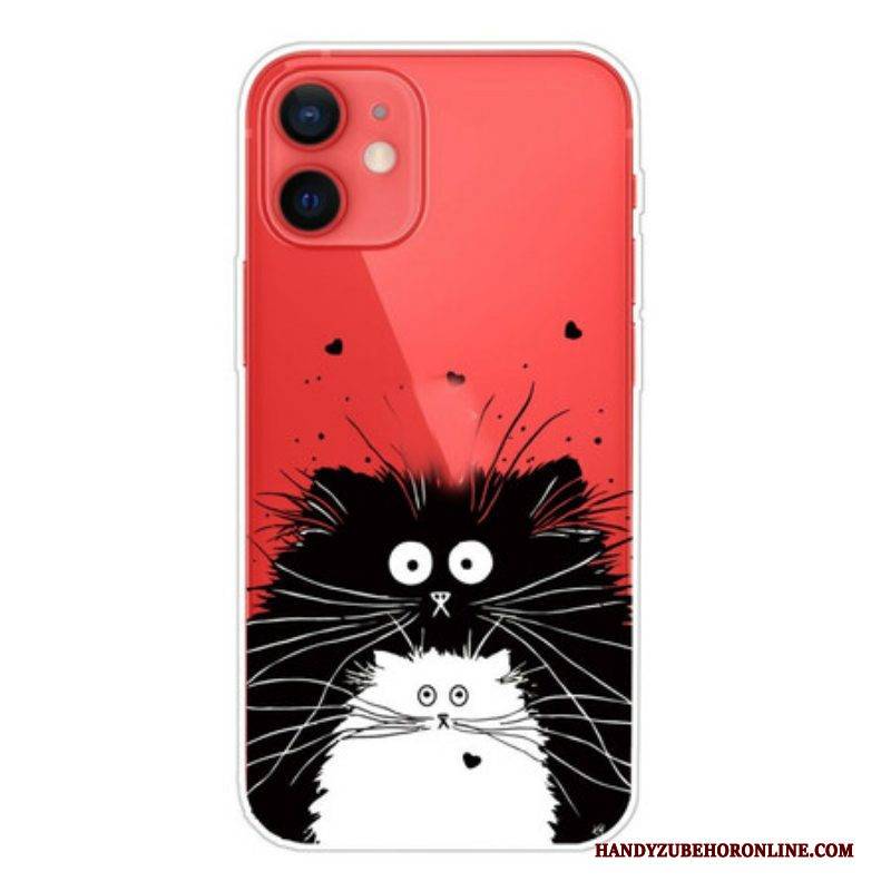 Hülle Für iPhone 13 Mini Schauen Sie Sich Die Katzen An