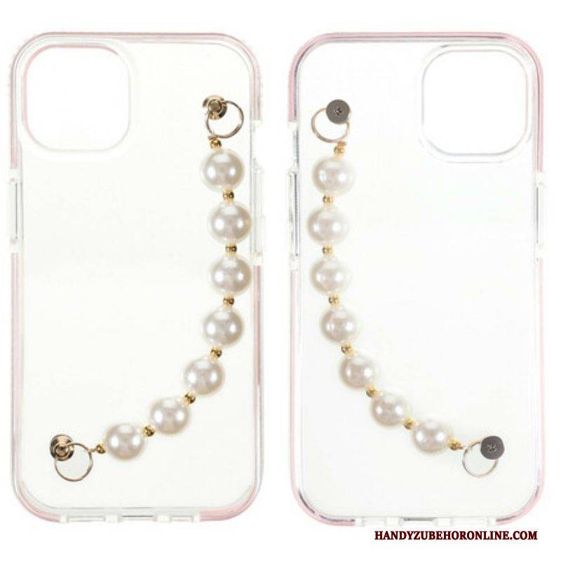 Hülle Für iPhone 13 Mini Silikon-armbandperlen