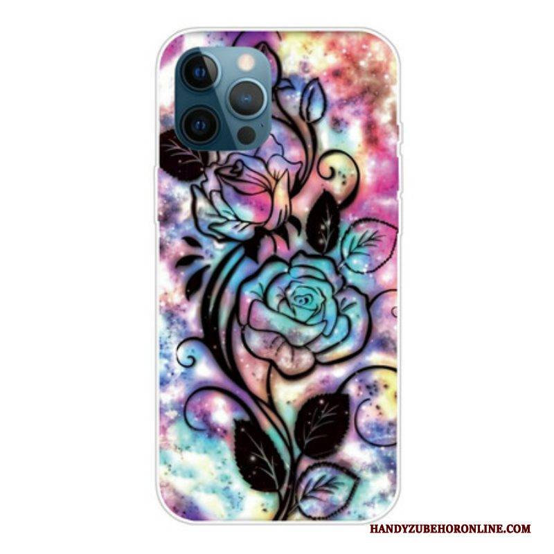 Hülle Für iPhone 13 Pro Grafische Blume