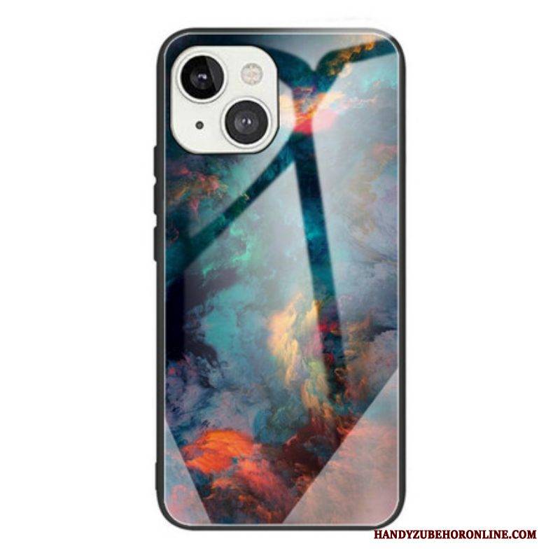 Hülle Für iPhone 13 Pro Max Himmelgehärtetes Glas