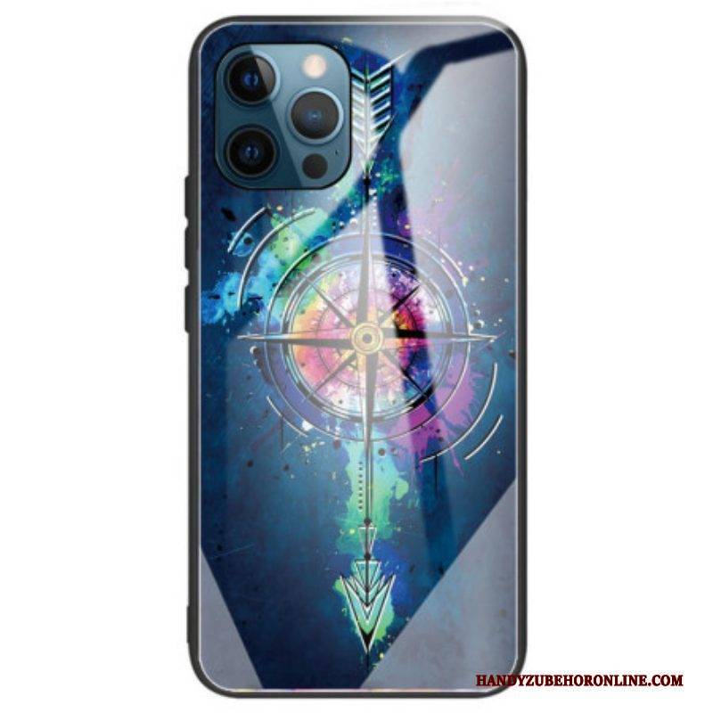 Hülle Für iPhone 14 Pro Max Pfeil Aus Gehärtetem Glas