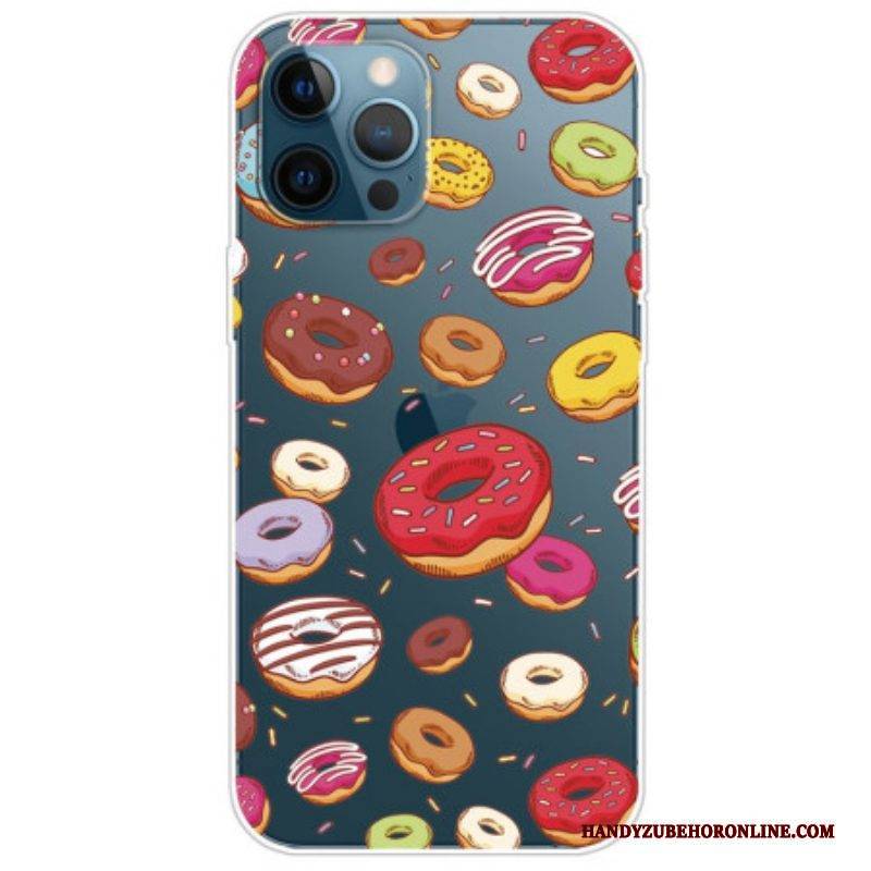 Hülle Für iPhone 14 Pro Nahtlose Donuts