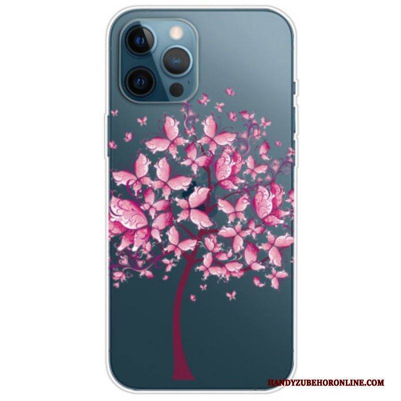 Hülle Für iPhone 14 Pro Rosa Baum