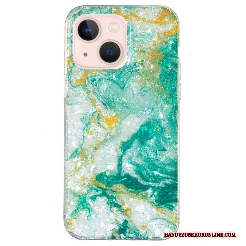 Hülle Für iPhone 15 Plus Farbiger Marmor