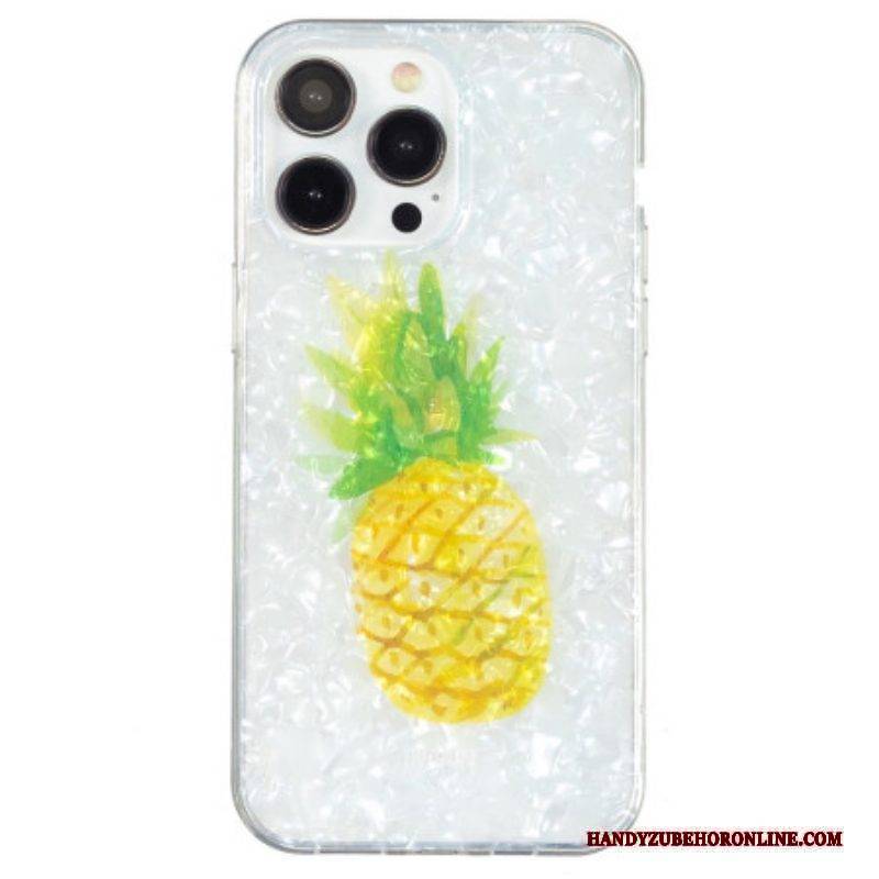 Hülle Für iPhone 15 Pro Ananas
