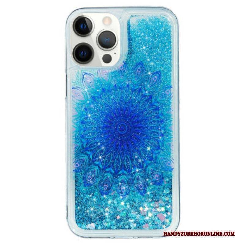 Hülle Für iPhone 15 Pro Max Mandala-glitzer