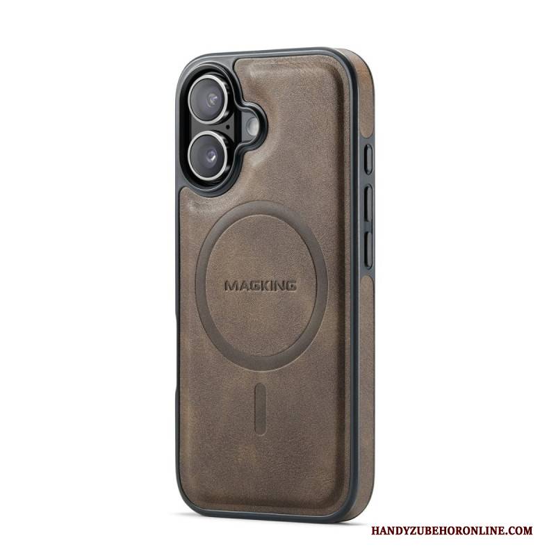 Hülle Für iPhone 17 Magsafe Kompatibel Mit Premium-lederoptik