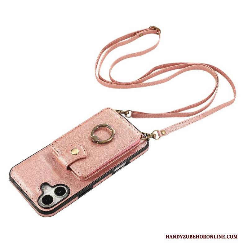Hülle Für iPhone 17 Mehrfachkartenetui Mit Schultergurt