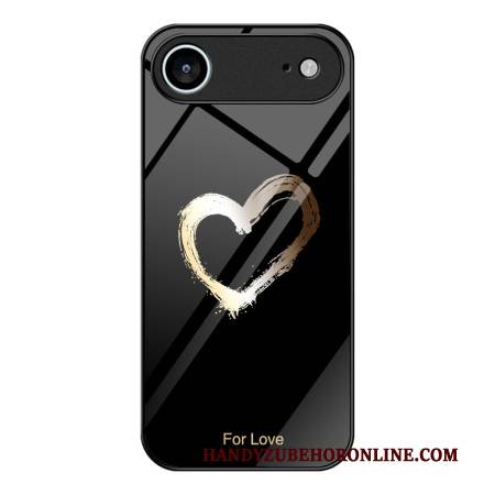 Hülle Für iPhone Air Love Gehärtetes Glas