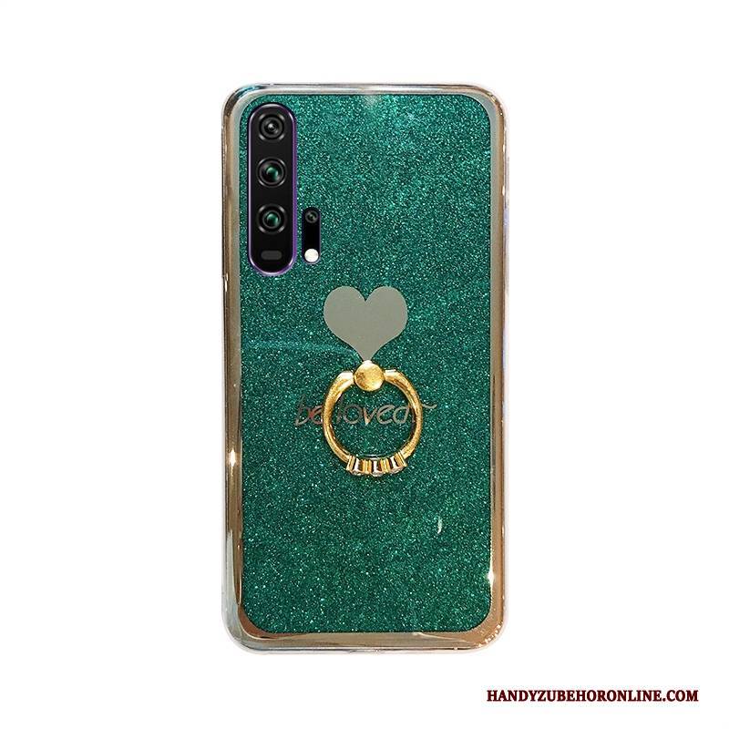 Hülle Honor 20 Pro Weiche Pulver Gold, Case Honor 20 Pro Grün Überzug