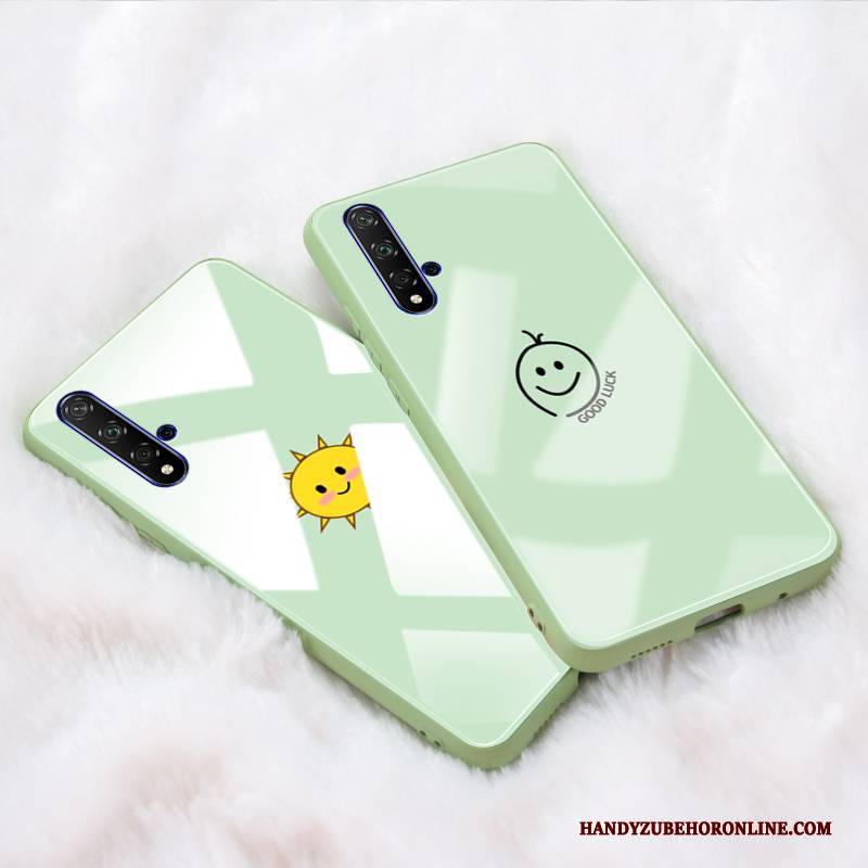 Hülle Honor 20 Schutz Glas Liebe, Case Honor 20 Hängende Verzierungen Handyhüllen