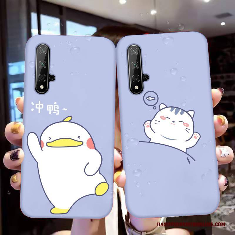 Hülle Honor 20 Taschen Trend Blau, Case Honor 20 Karikatur Mini Frisch