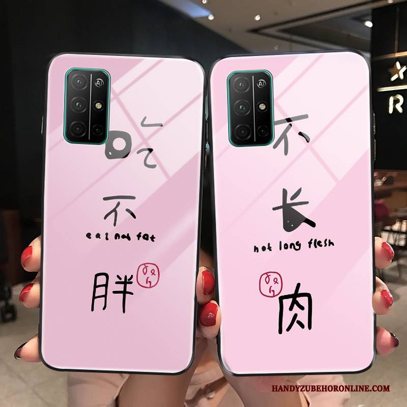 Hülle Honor 30s Mode Lang Rosa, Case Honor 30s Schutz Einfach Handyhüllen