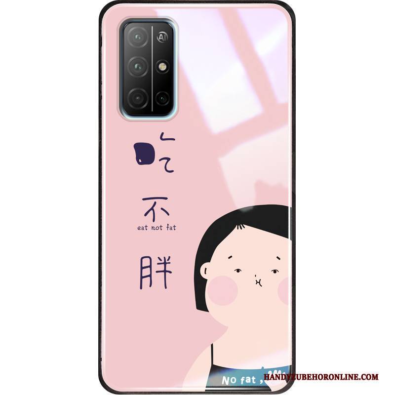 Hülle Honor 30s Weiche Glas Trend, Case Honor 30s Schwer Rosa