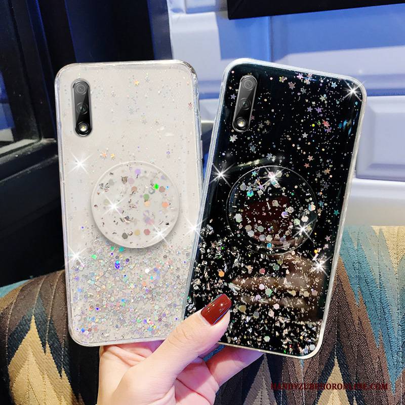 Hülle Honor 9x Kreativ Transparent Trend, Case Honor 9x Taschen Kristall Schwarz