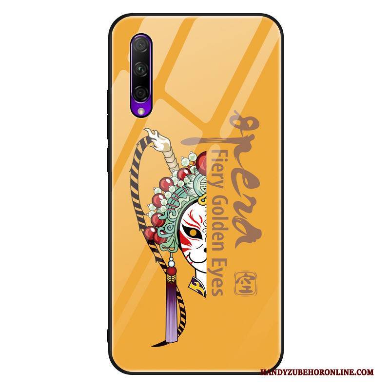 Hülle Honor 9x Pro Taschen Gelb Liebhaber, Case Honor 9x Pro Schutz Chinesische Art Persönlichkeit