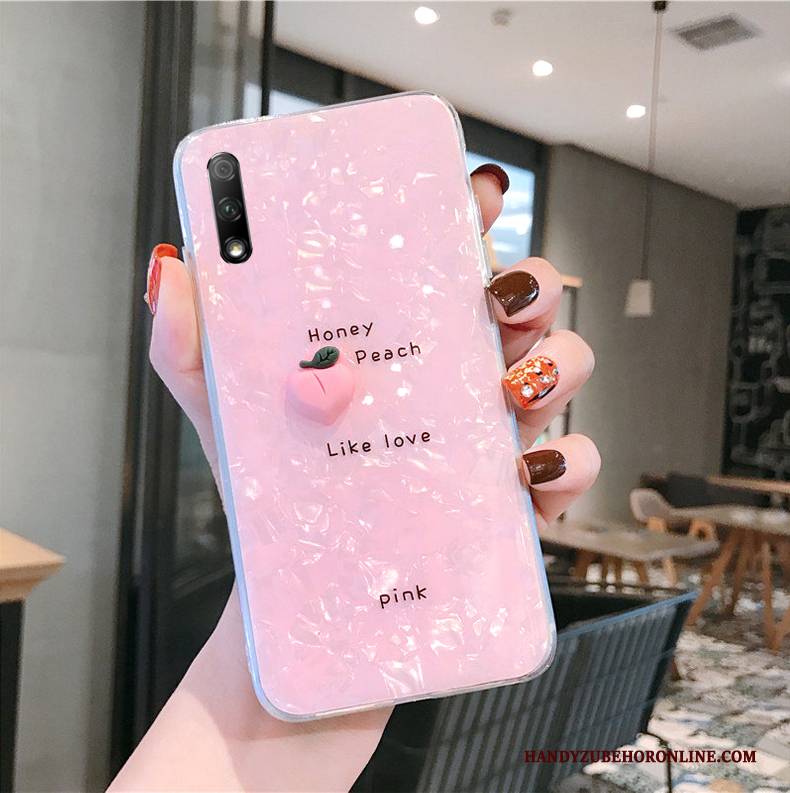 Hülle Honor 9x Schutz Handyhüllen Rosa, Case Honor 9x Silikon Shell Transparent