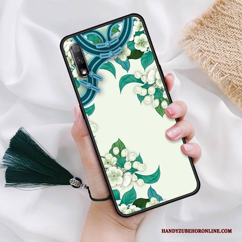 Hülle Honor 9x Schutz Nubuck Persönlichkeit, Case Honor 9x Weiche Handyhüllen Grün