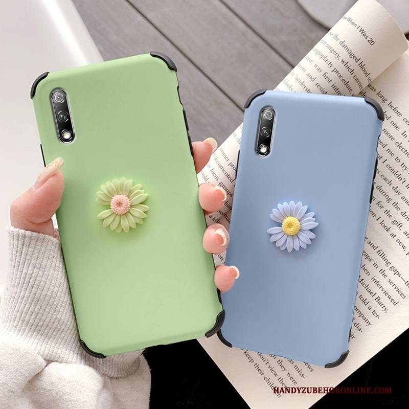 Hülle Honor 9x Silikon Grün Handyhüllen, Case Honor 9x Kreativ Anti-sturz Nubuck