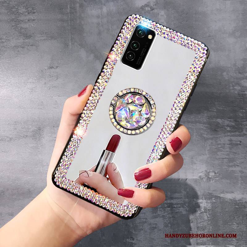 Hülle Honor View30 Mode Handyhüllen Trend, Case Honor View30 Luxus Netto Rot Weiß