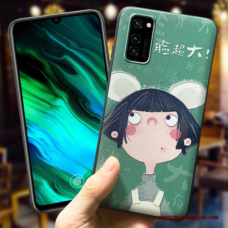 Hülle Honor View30 Pro Silikon Anti-sturz Trendmarke, Case Honor View30 Pro Kreativ Nubuck Dreidimensional