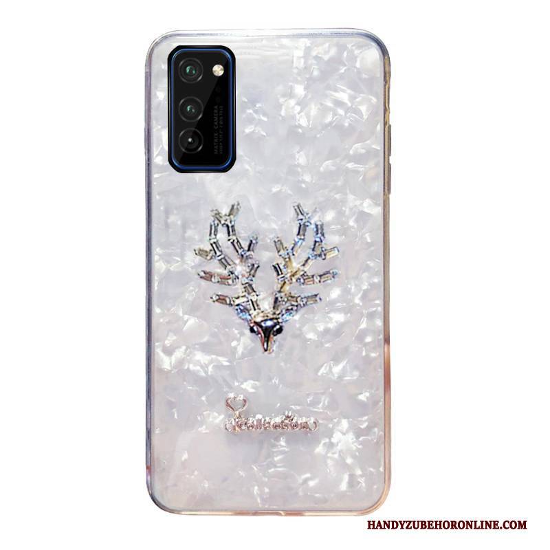 Hülle Honor View30 Pro Weiche Trend Weiß, Case Honor View30 Pro Kreativ Persönlichkeit Shell