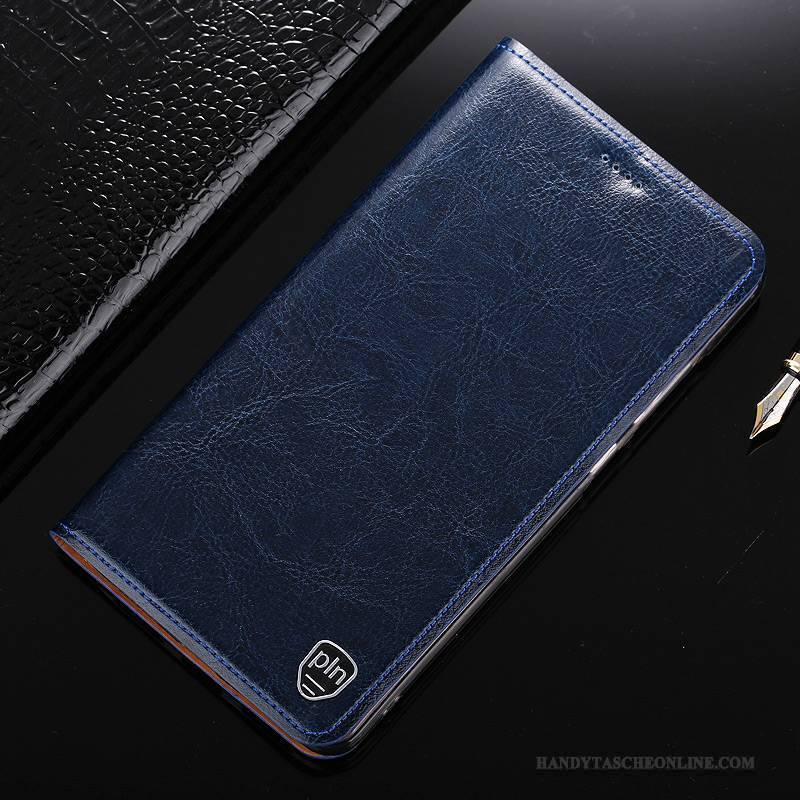Hülle Htc U11 Folio Handyhüllen Blau, Case Htc U11 Leder