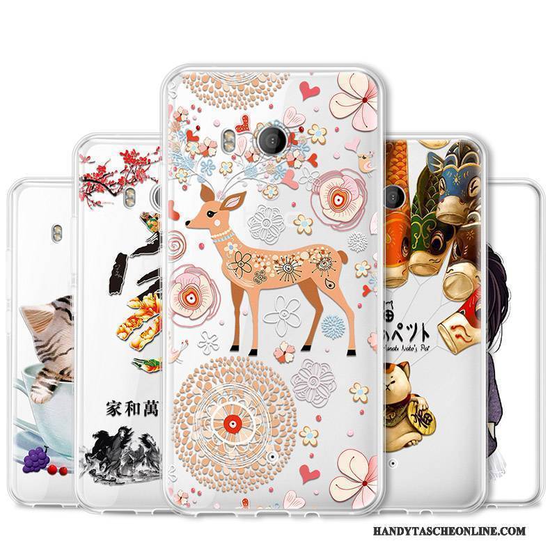 Hülle Htc U11 Kreativ Anti-sturz Handyhüllen, Case Htc U11 Karikatur