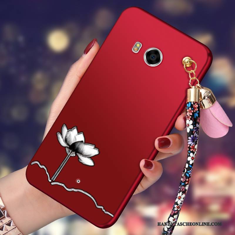 Hülle Htc U11 Kreativ Trend Handyhüllen, Case Htc U11 Taschen Rot Anti-sturz