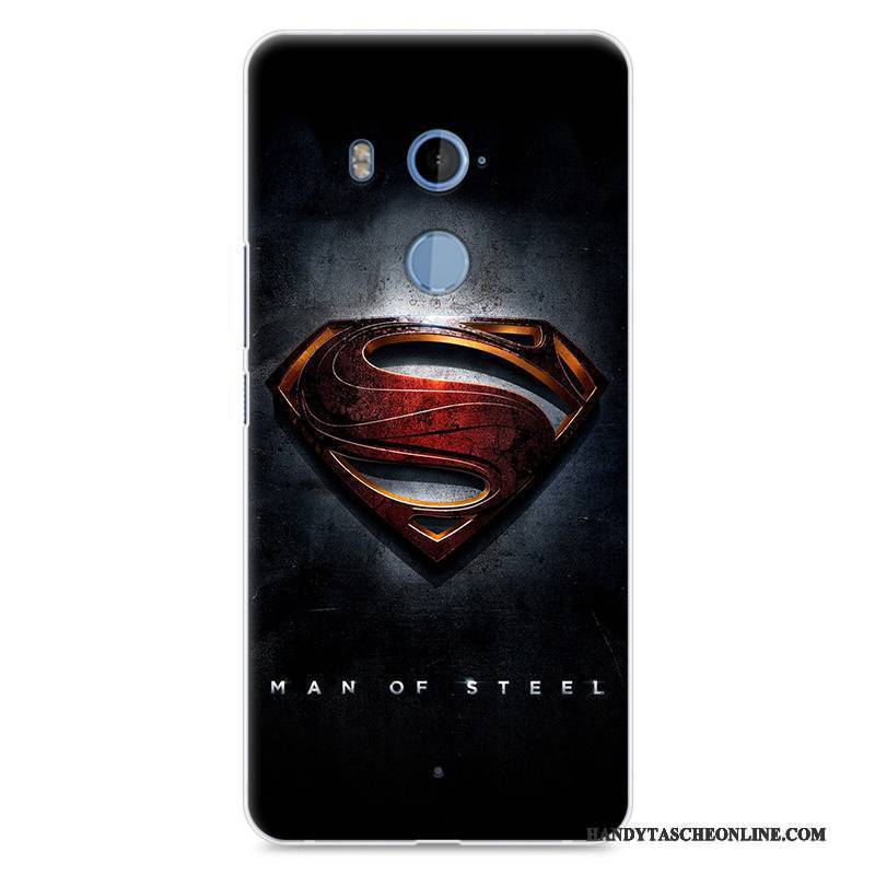 Hülle Htc U11+ Schutz Handyhüllen Anti-sturz, Case Htc U11+ Silikon Persönlichkeit Schwarz