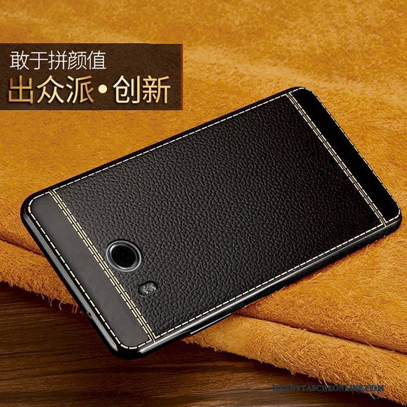 Hülle Htc U11 Silikon Handyhüllen Schwarz, Case Htc U11 Kreativ Anti-sturz