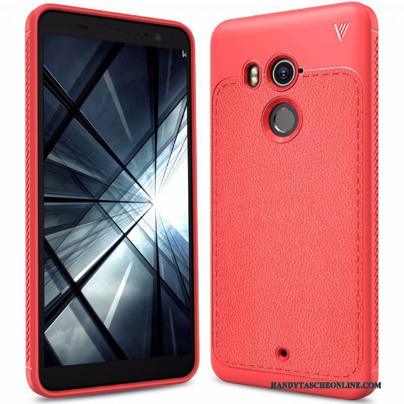 Hülle Htc U11 Weiche Handyhüllen Rot, Case Htc U11 Schutz Echt