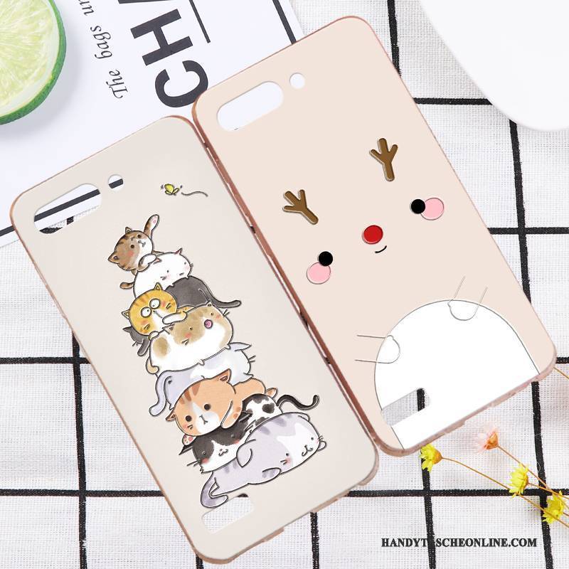 Hülle Huawei Ascend G6 Prägung Rosa Schwer, Case Huawei Ascend G6 Schutz Anti-sturz Neu