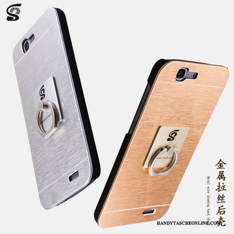 Hülle Huawei Ascend G7 Metall Nubuck Schwer, Case Huawei Ascend G7 Schutz Anti-sturz Handyhüllen
